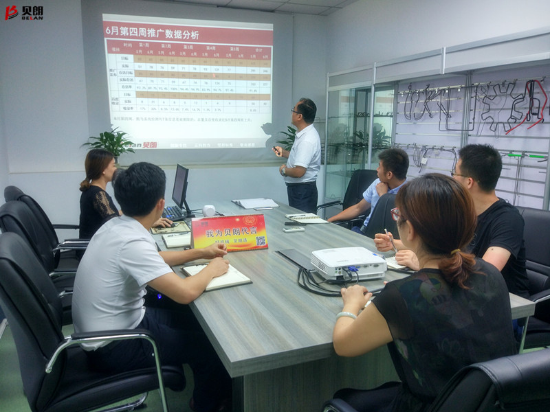 總結工作，計劃未來——貝朗鐵絲成型機員工周例會